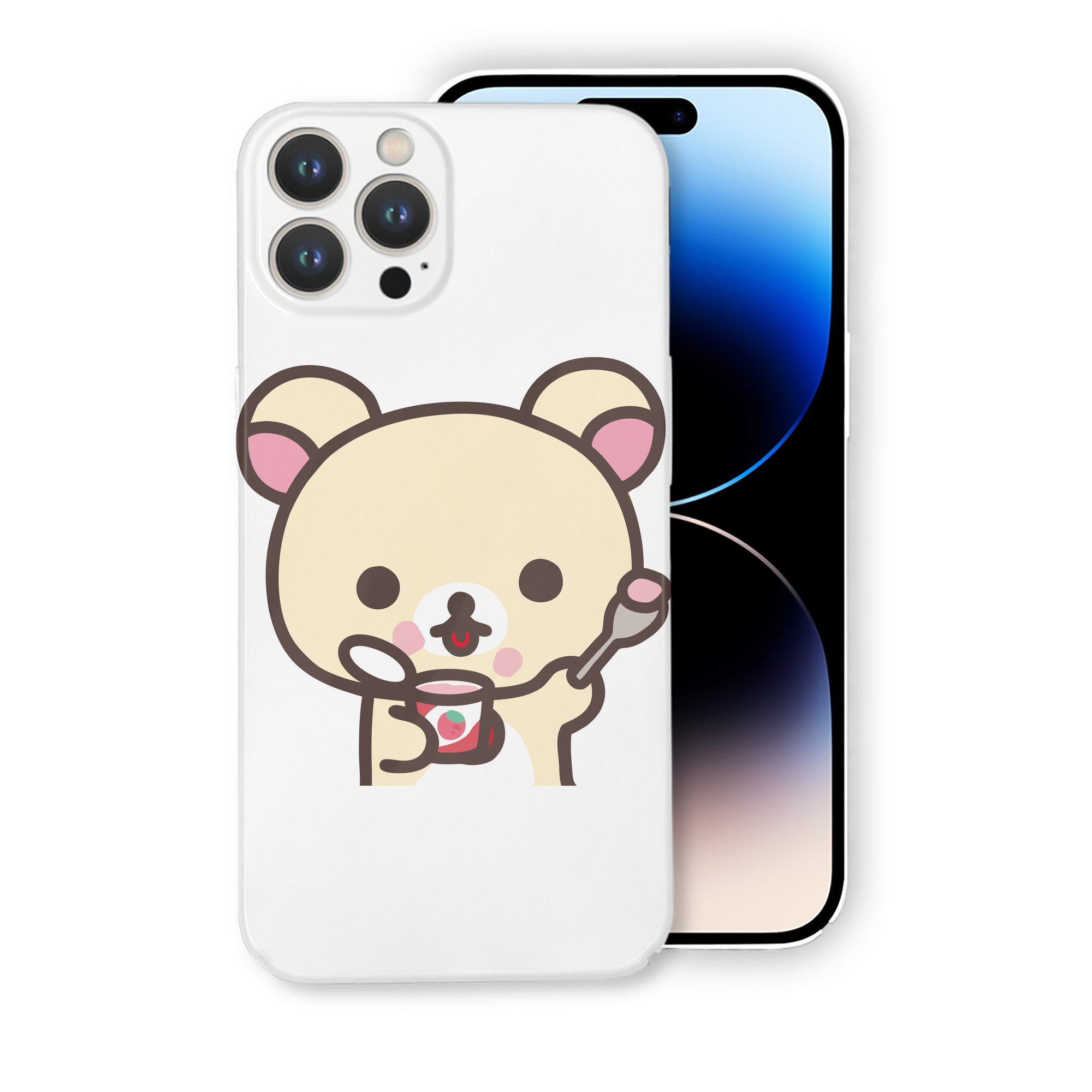 （画像用） リラックマ リラックマ キイロイトリ Rilakkuma Korilakkuma Kiiroitori 【iPhone 14シリーズ対応】ハードケース